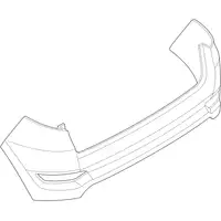 Orig. Hyundai Stossf&auml;nger Verkleidung Oben 86640d7000