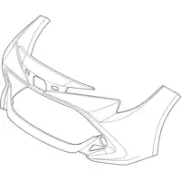 Orig. Toyota Stossf&auml;nger Verkleidung