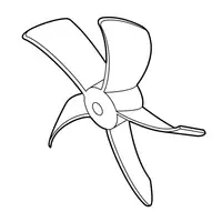 Orig. Toyota L&uuml;fterrad/fl&uuml;gel 1636117030