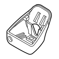 Orig. Renault Abdeckung Halter Innenspiegel 963299493r