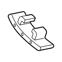 Orig. Jaguar Umlenkrolle/f&uuml;hrungsschiene Oben Lr073756