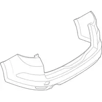 Orig. Renault Stossf&auml;ngerverkleidung 850104183s