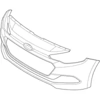 Orig. Hyundai Stossf&auml;nger Verkleidung 86510c8000