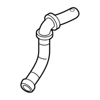 Orig. Renault R&uuml;cklaufschlauch W&auml;rmetauscher 924100038r