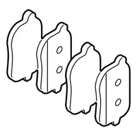 Orig. Land Rover Bremsklotzsatz Lr134694