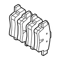 Orig. Land Rover Bremsklotzsatz Lr134695