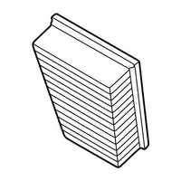Orig. Renault Luftfiltereinsatz 165464018r