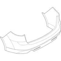 Orig. Mazda Stossf&auml;ngerverkleidung Gs2b50221e8p