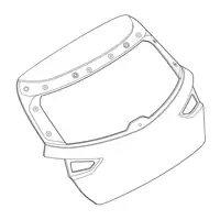 Orig. Mazda Heckklappe Dky06202xc