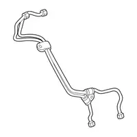 Orig. Jaguar Einspritzleitung C2z30691