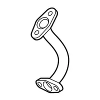 Orig. Renault &Ouml;lr&uuml;cklaufleitung Turbo 151985418r