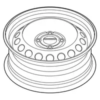 Orig. Renault Felge Vorn 403006279r