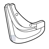 Orig. Jaguar Schmutzf&auml;nger Hinten Satz