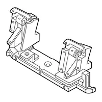 Orig. Renault Halter Steckdose K&uuml;hlergrill 241366930r