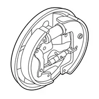 Orig. Renault Bremsankerplatte Mit Bremsbacken Satz 440207408r