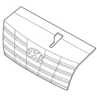 Orig. Hyundai K&uuml;hlergrill Komplett 86350cz100