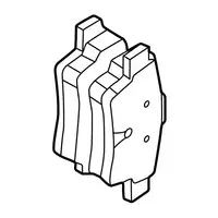 Orig. Hyundai Bremsklotzsatz 58302g2a40