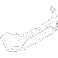 Orig. Renault Stossf&auml;ngerverkleidung 850105963s