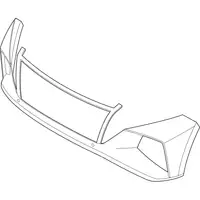 Orig. Hyundai Stossf&auml;nger Verkleidung 86540n7000