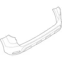 Orig. Renault Stossf&auml;ngerverkleidung 850223706r