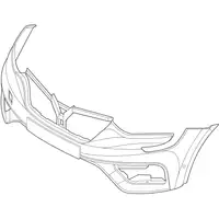Orig. Renault Stossf&auml;nger Verkleidung Oben 620229808r