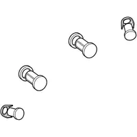 Orig. Renault Halter Abstand-sensor Kit Hinten 7701478201