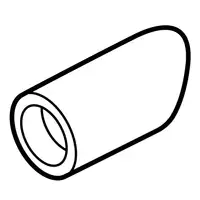 Orig. Land Rover Satz Auspuffendrohr Seitlich Vplvb0107