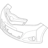 Orig. Toyota Stossf&auml;nger Verkleidung 521190u904