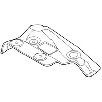 Orig. Renault Hitzeschutz Auspuffrohr Hinten 205421414r