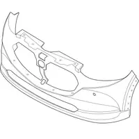 Orig. Mazda Stossf&auml;nger Verkleidung Dfr550031g8p