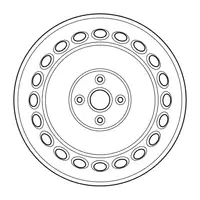 Orig. Renault Felge Vorn 403006864r