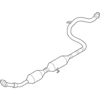 Orig. Toyota Auspuffrohr Vorn Mit Topf