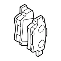 Orig. Toyota Bremsklotzsatz