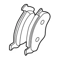 Orig. Hyundai Bremsklotzsatz 58101c8a50