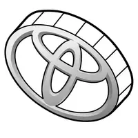 Orig. Toyota Emblem Unterteil