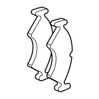 Orig. Hyundai Bremsklotzsatz 583021ja30