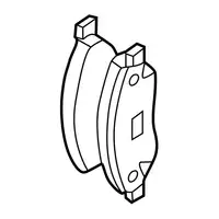 Orig. Hyundai Bremsklotzsatz 581012wa90