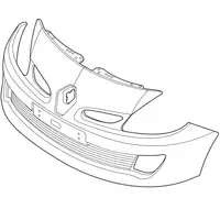 Orig. Renault Stossf&auml;nger Verkleidung 620223641r