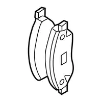 Orig. Renault Bremsklotzsatz 410604775r