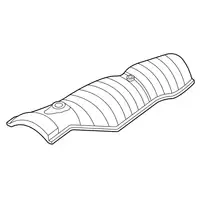 Orig. Toyota Hitzeschutz Hauptschalld&auml;mpfer