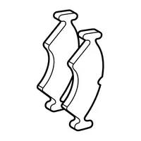 Orig. Renault Bremsklotzsatz 7711946197