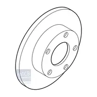 Orig. Jaguar Bremsscheibe Satz