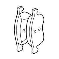 Orig. Renault Bremsklotzsatz 410608885r