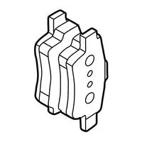 Orig. Hyundai Bremsklotzsatz 583022wa90