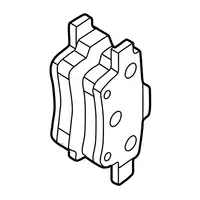 Orig. Jaguar Bremsklotzsatz