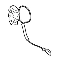 Orig. Renault Heckt&uuml;rschloss Mit Zentralverriegelung 906123257r