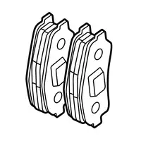 Orig. Mazda Bremsklotzsatz Gbyt3328z