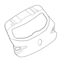 Orig. Renault Heckklappe 901006566r