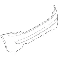 Orig. Fiat Stossf&auml;ngerverkleidung 71777656