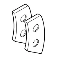 Orig. Toyota Bremsklotzsatz Su001b4815